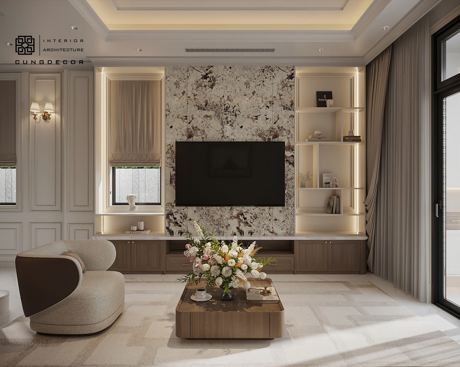 Nhà phố Tân cổ điển